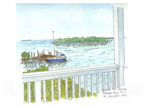 CabbageKey Docked for Dining