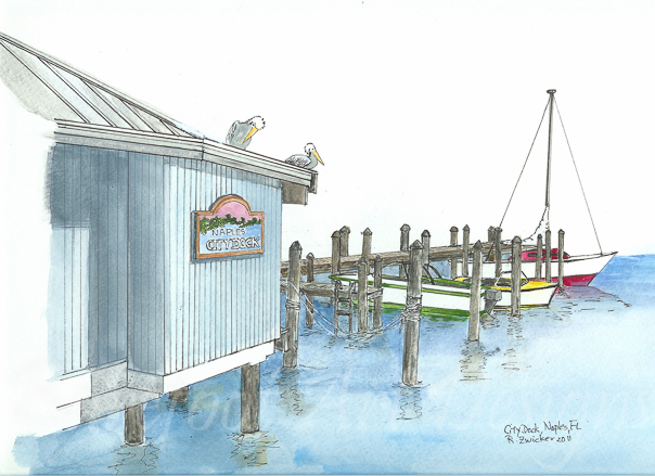 City Dock in Naples, FL